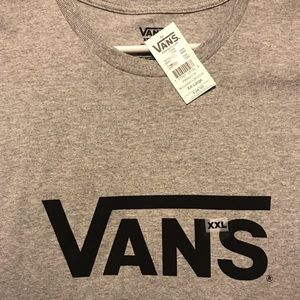 Vans logo classic gray t-shirt
